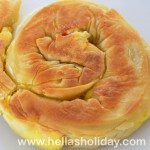 Traditional Greek cheese pie