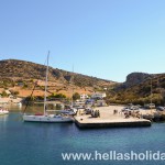 The port of Schoinousa island