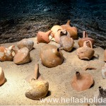 Amphorae at the bottom of the sea: Reconstruction scene of the Antikythera Shipwreck