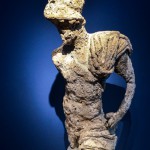 Statue of helmeted warrior retrieved from the Antikythera Shipwreck