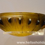 Tinted-glass bowl found at the Antikythera Shipwreck