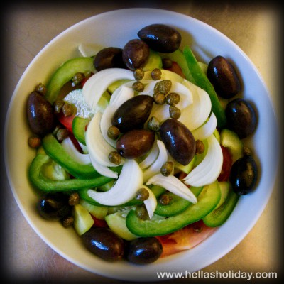 Greek Salad Recipe - Step 6: Capers