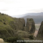 Meteora giant rocks