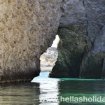 Papafragkas beach in Milos, Greece