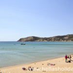 Provatas beach in Milos, Greece