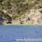 Gerontas beach in Milos, Greece