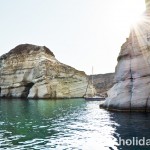 Kleftiko Bay beach in Milos, Greece