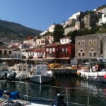 Sailing from the port of Hydra back to Aegina