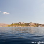 Sailing past Moni and Aegina