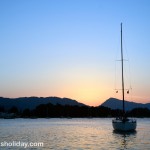 Sunset in Poros